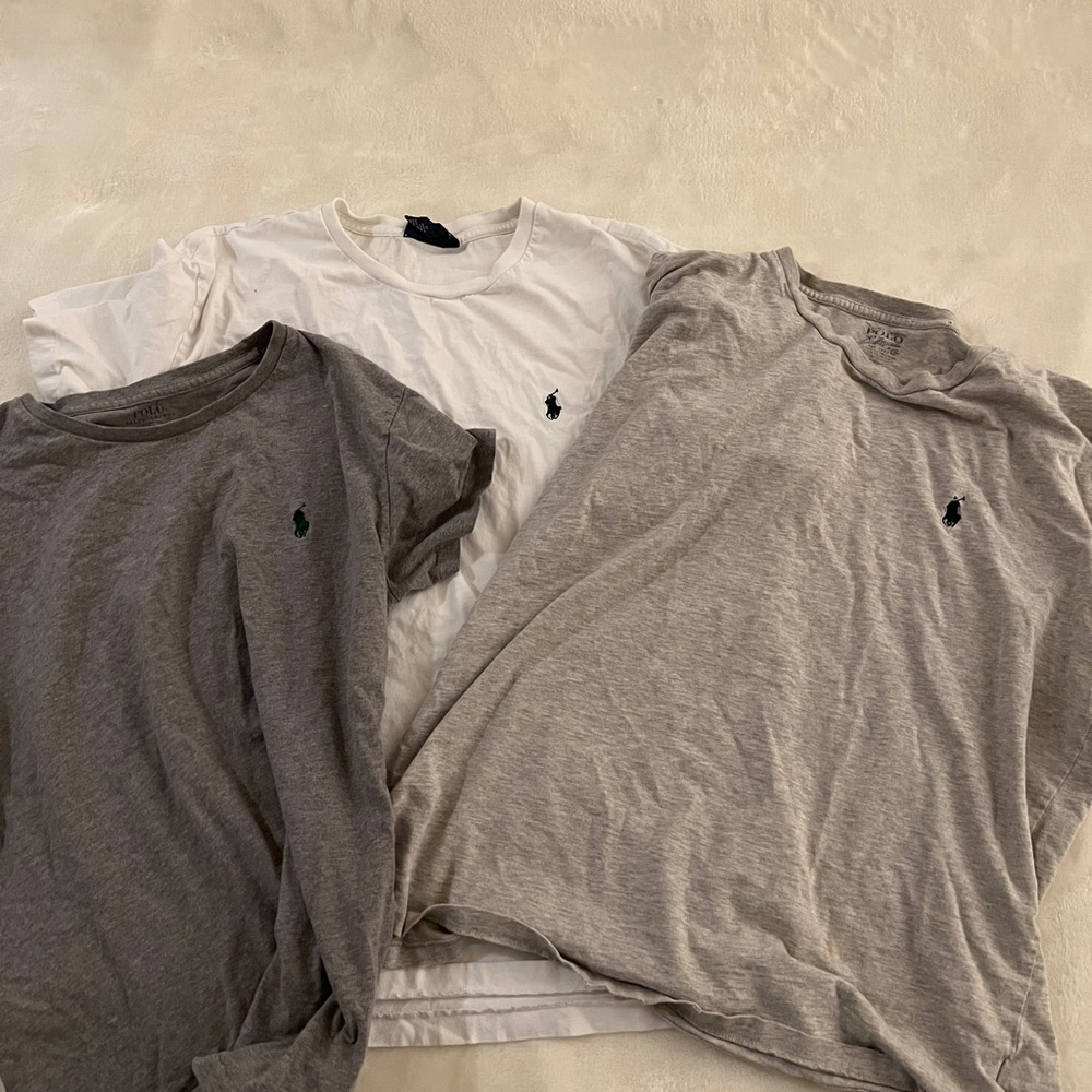 Vintage Ralph Lauren Crew Neck T shirts bunch (3 shirts, various colors) Medium
